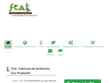 Tablet Screenshot of fca-fertilisants.com